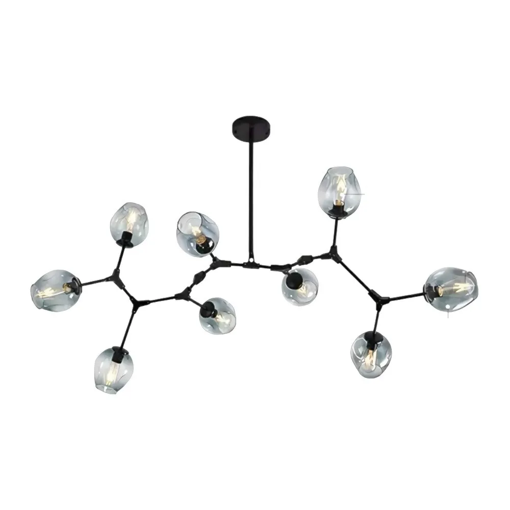 Branching bubble chandelier