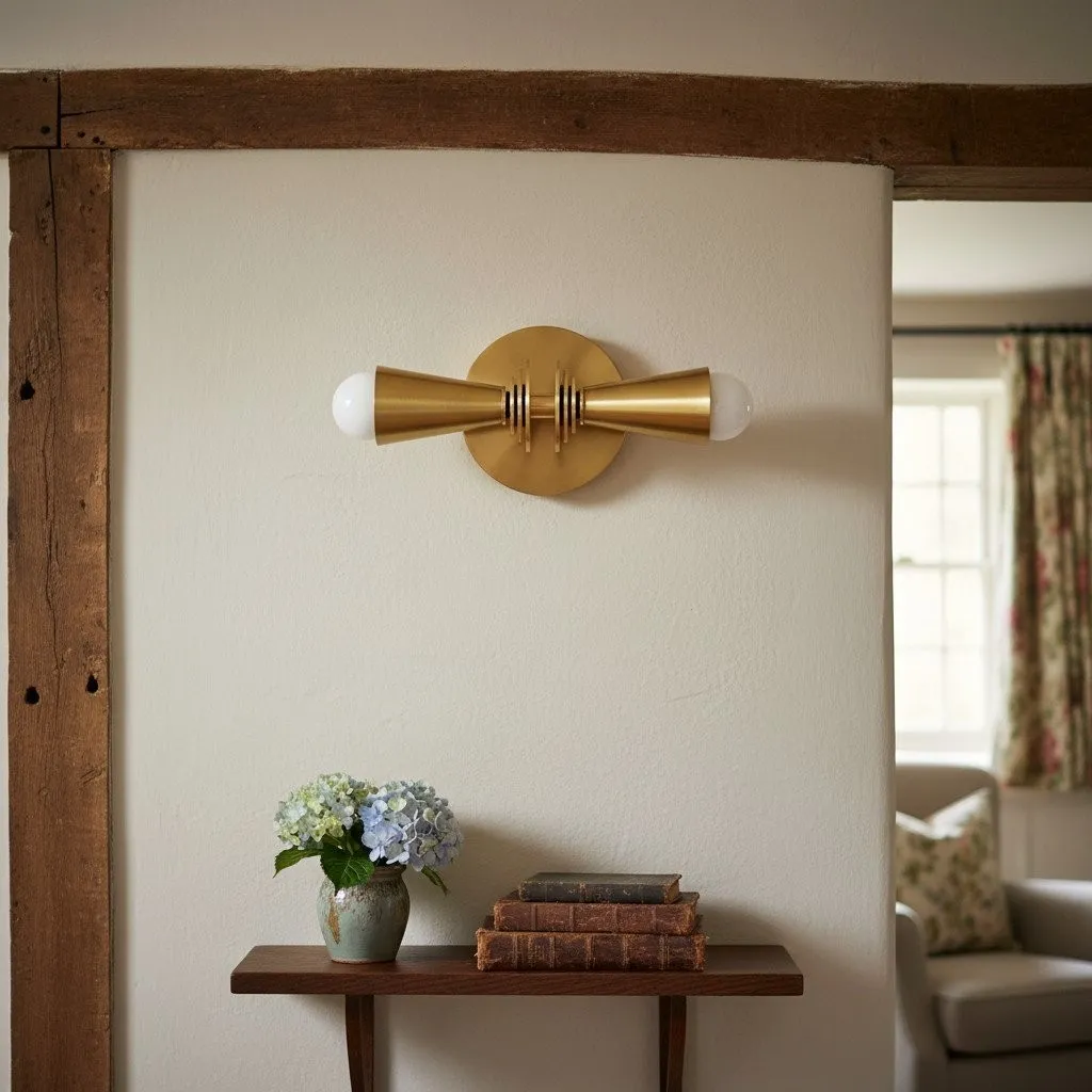 Pyralis Cone Art Deco Wall Light - Multi-Directional Sconce for Vanity or Wall KL1463