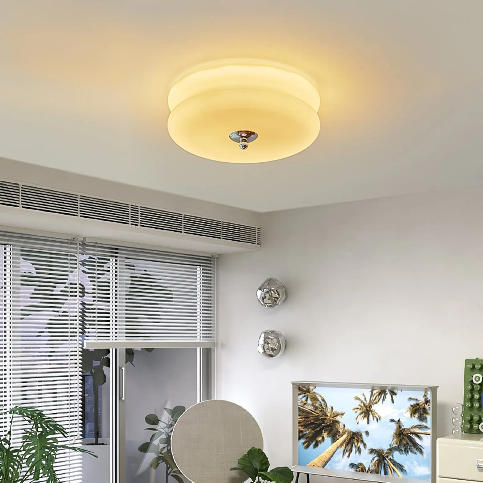 Art Deco Vintage LED Ceiling Light KL13
