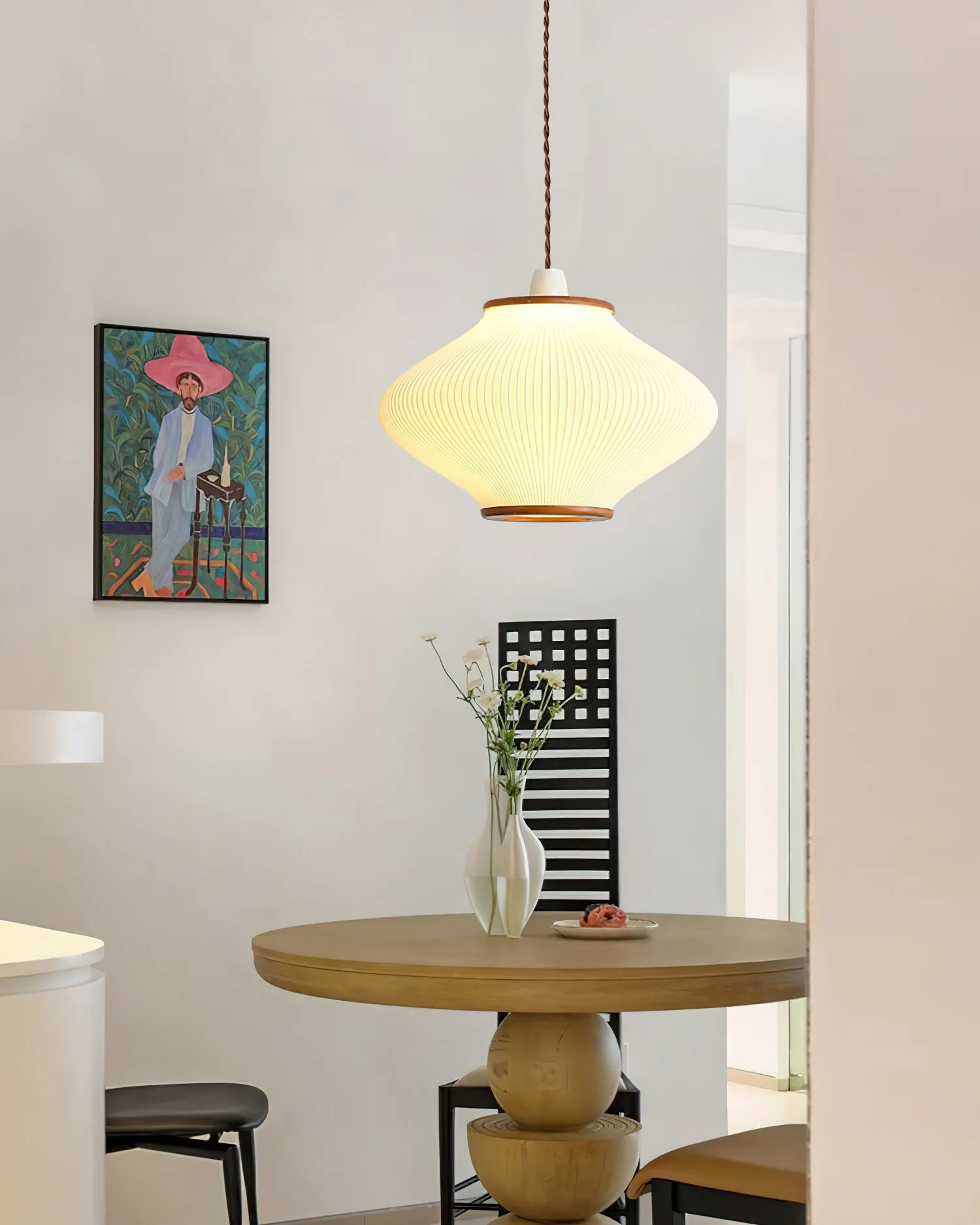 French Style Pine Bell Pendant Lamp KL479