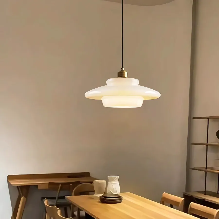 Retro Layer Glass Pendant Light - Hanging Lighting for Home Use KL46