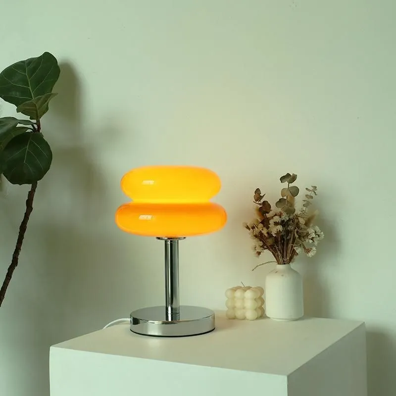 Bauhaus Wire Switch Stained Glass Table Lamp K19