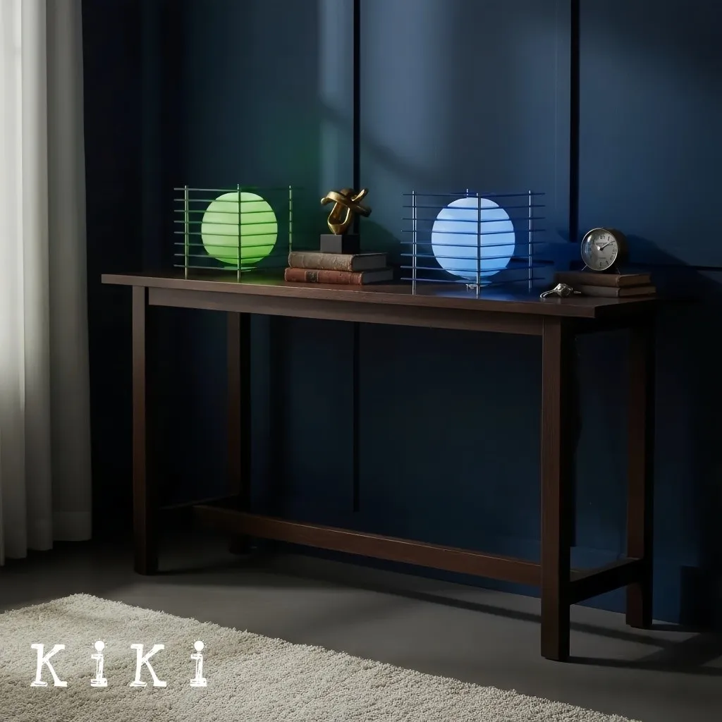 Afterglow Cube Table Lamp - Geometric Sphere Lighting for Bedroom Lighting KL2062