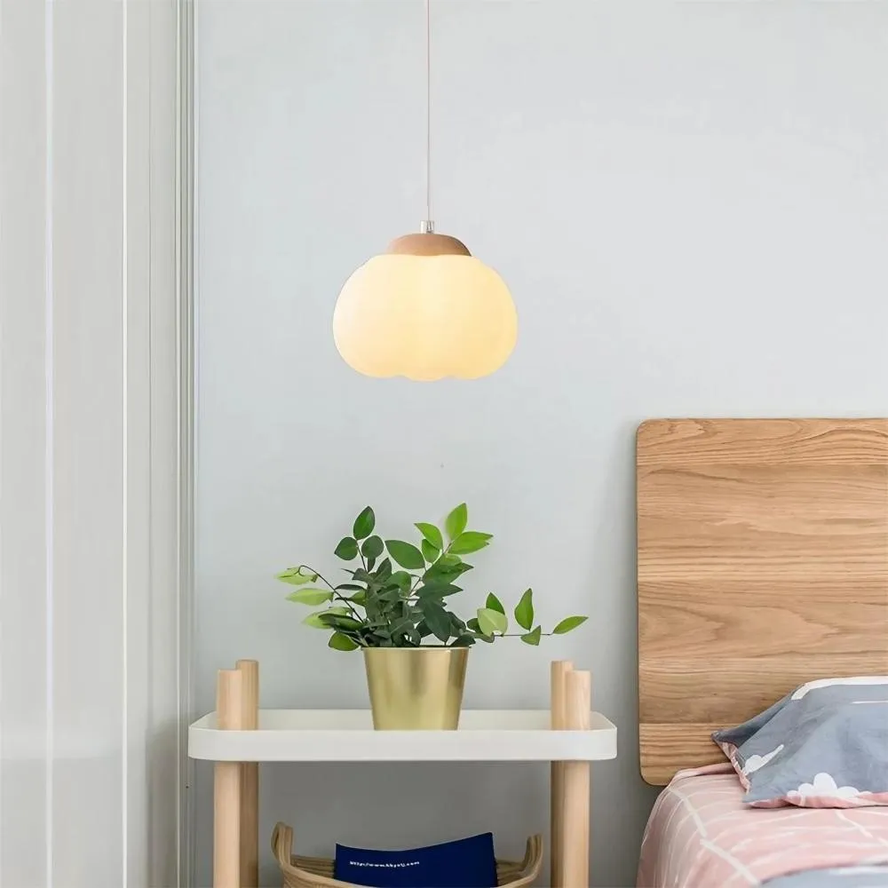 Art Deco Bauhaus Design Wooden Pendant Lamp KLO6