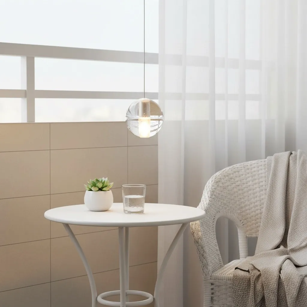 Lorivo Decorative Crystal Sphere Pendant Light Starry Visual for Lounge Areas KL2225