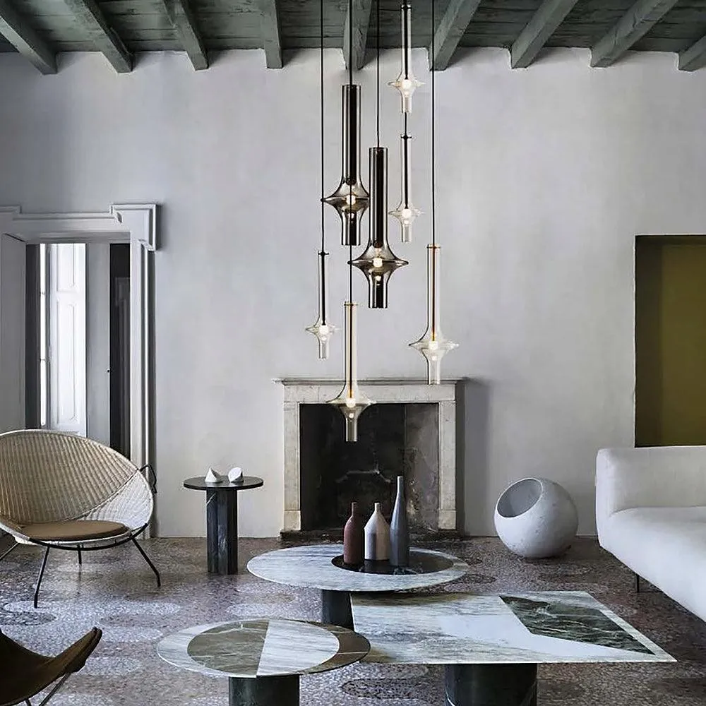 Modern Creative Glass Tube Pendant Lamp KL762