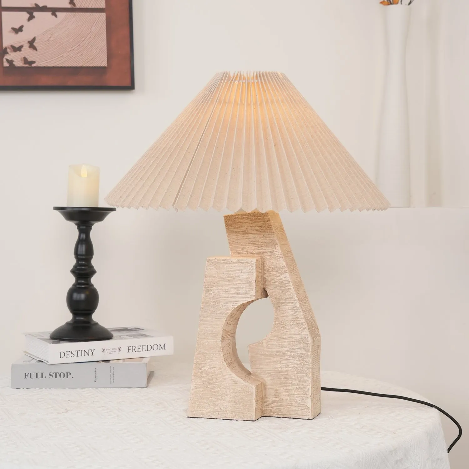Modern Artistic Stone Pillar Table Lamp KL870