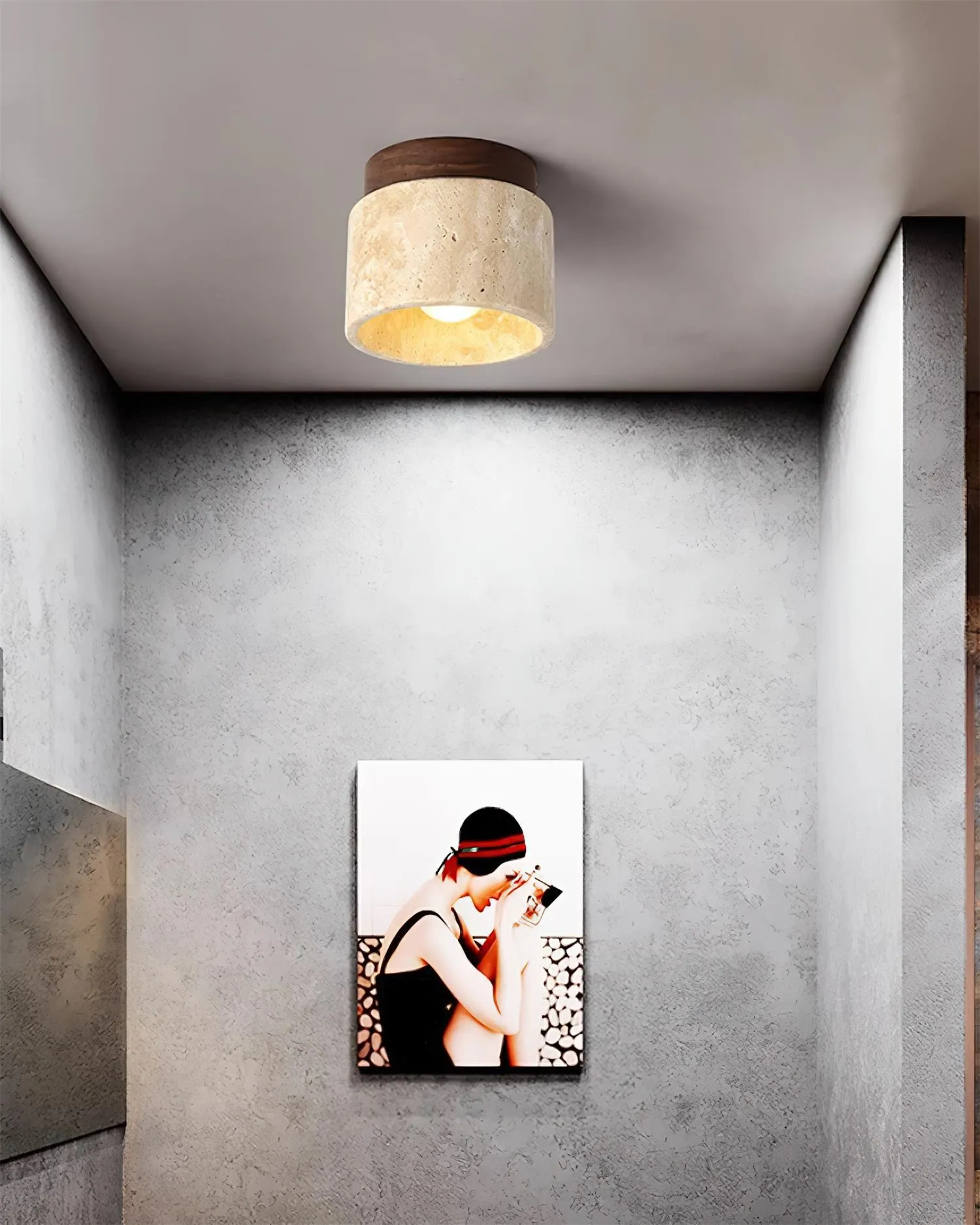 Nordic Stone Ceiling Light KL656