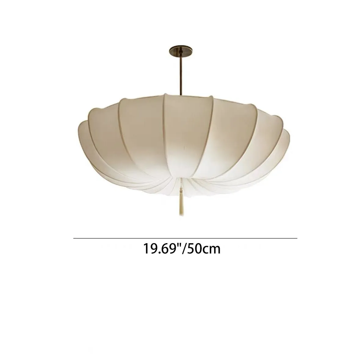 Minimalist Umbrella-Shaped Chandelier - Zen Inspired Lighting for Bedroom and Lounge KL1246