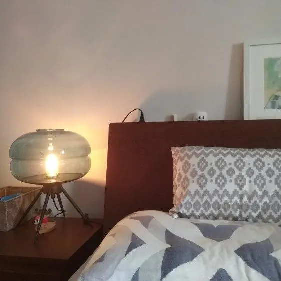 Lacquered Glass Table Lamp