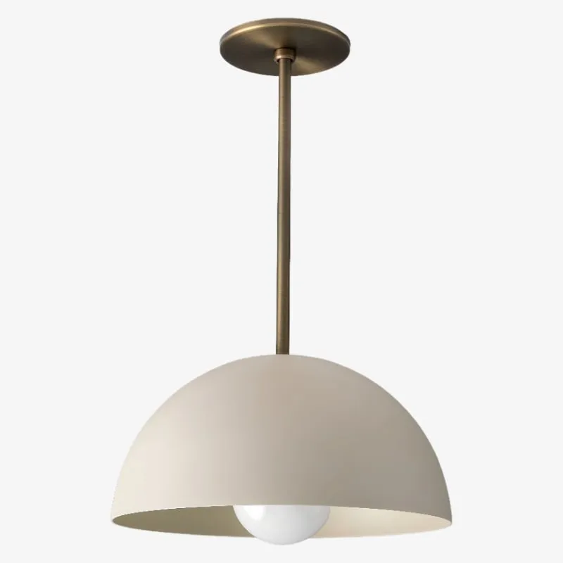 Metio Dome Neutral Dome Pendant - Modern Metal Accent Lighting KL1505