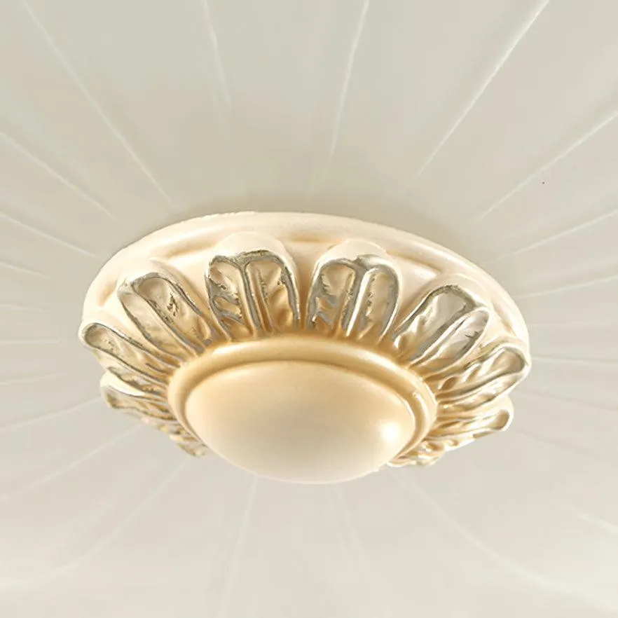 European Vintage Style Resin Ceiling Light for Bedroom KL358
