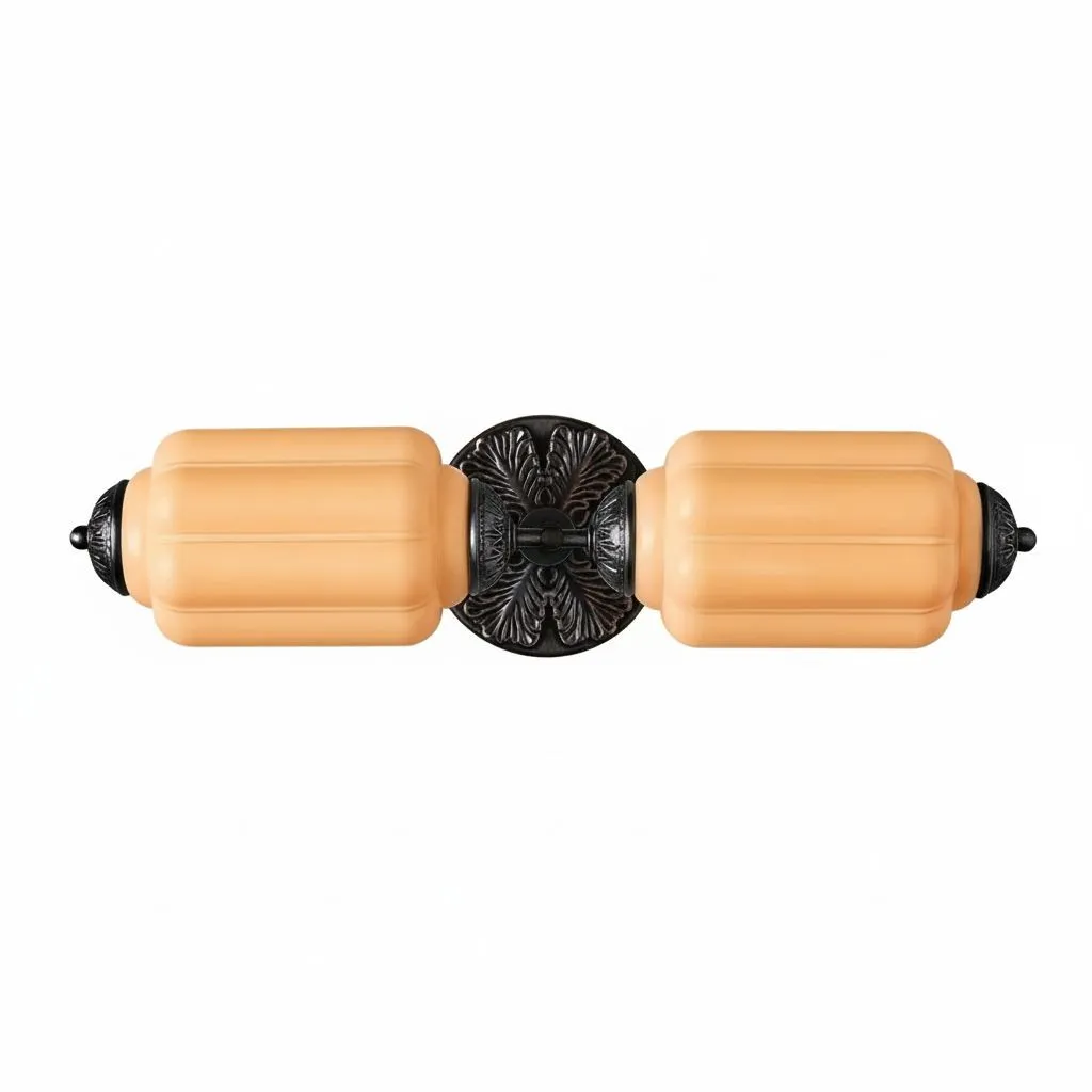 Eloise Pumkin Glass Vanity Sconce KL856