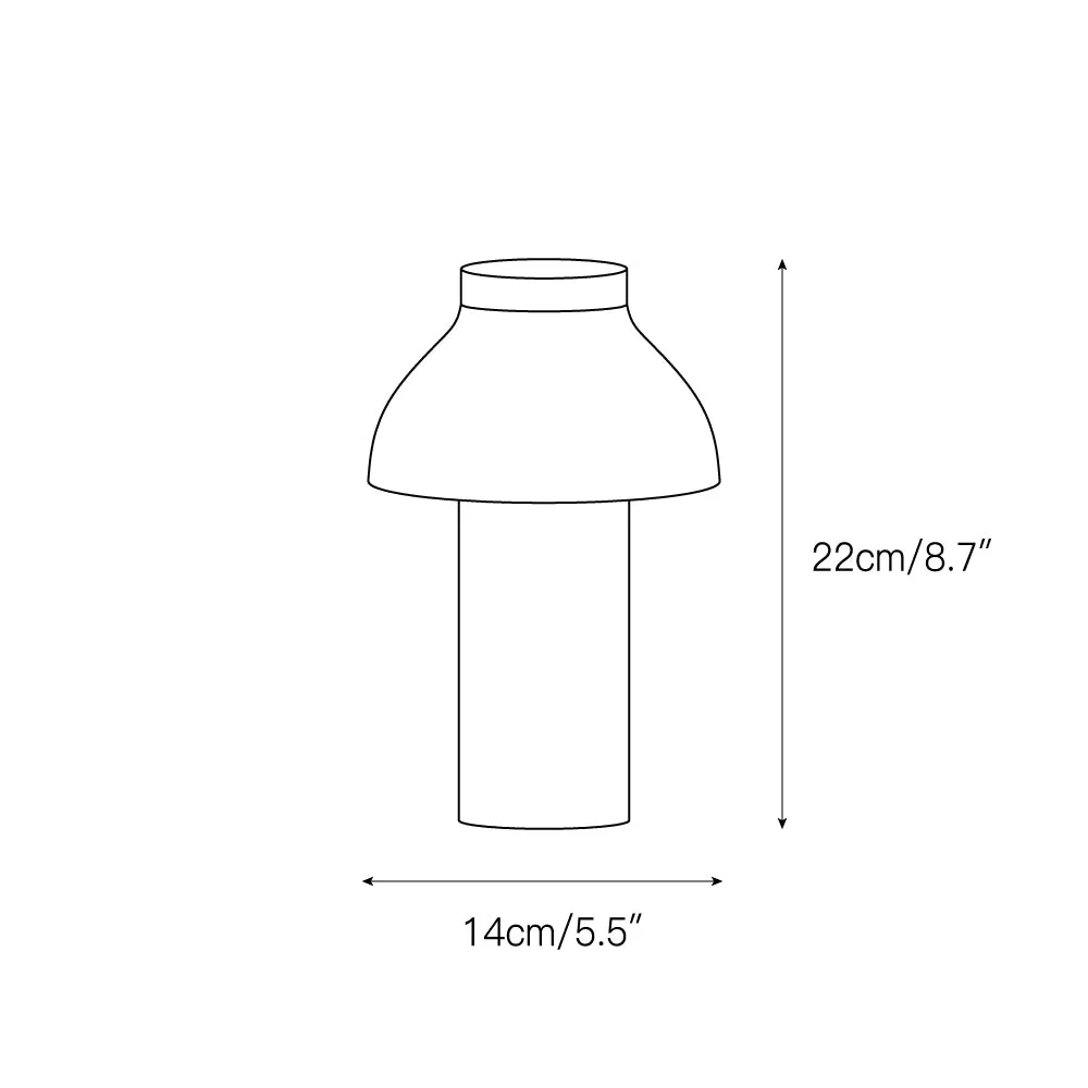 PC Portable Table Lamp (Built-in Battery) D646