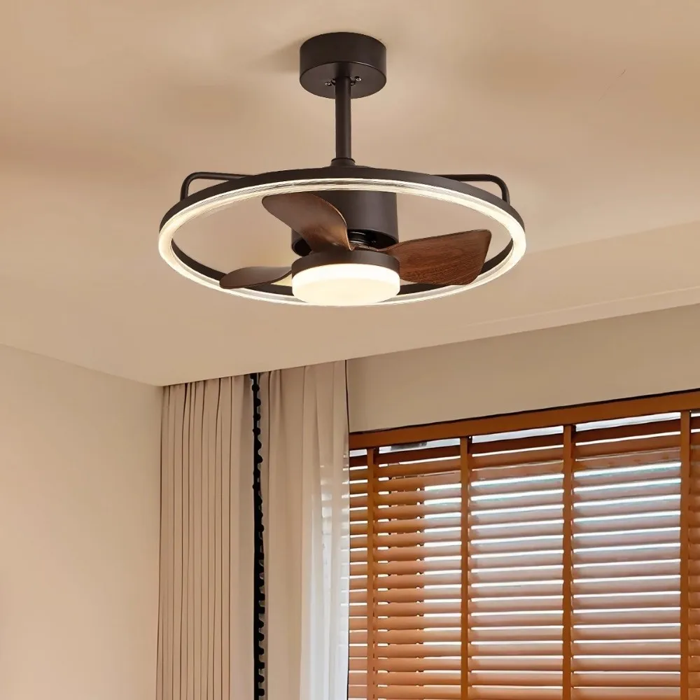Vintage Bauhaus LED Silent Fan Ceiling Light KL943