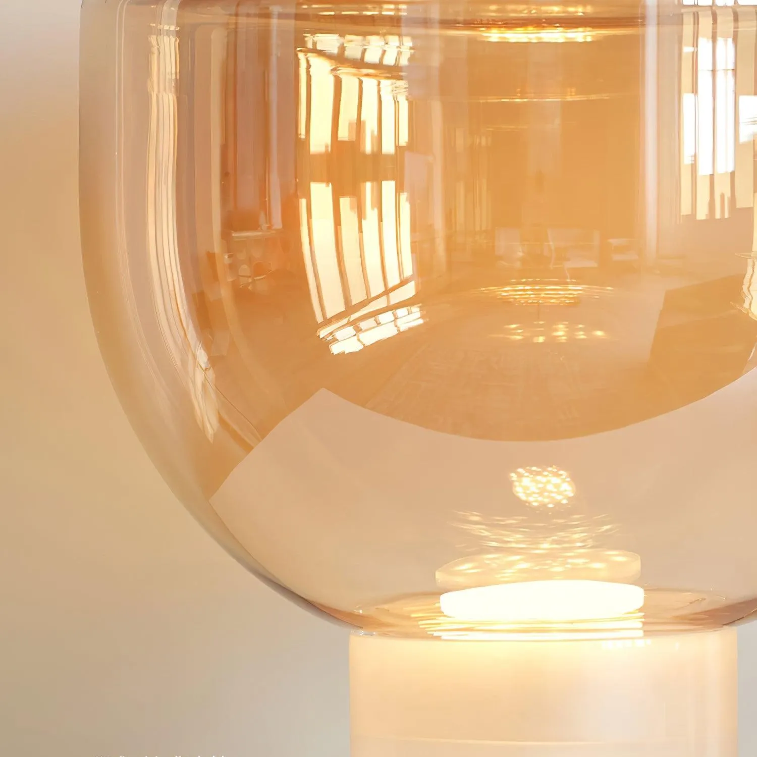 Nordic Simple Modern Luxury Glass Table Lamp For Study Room KL207