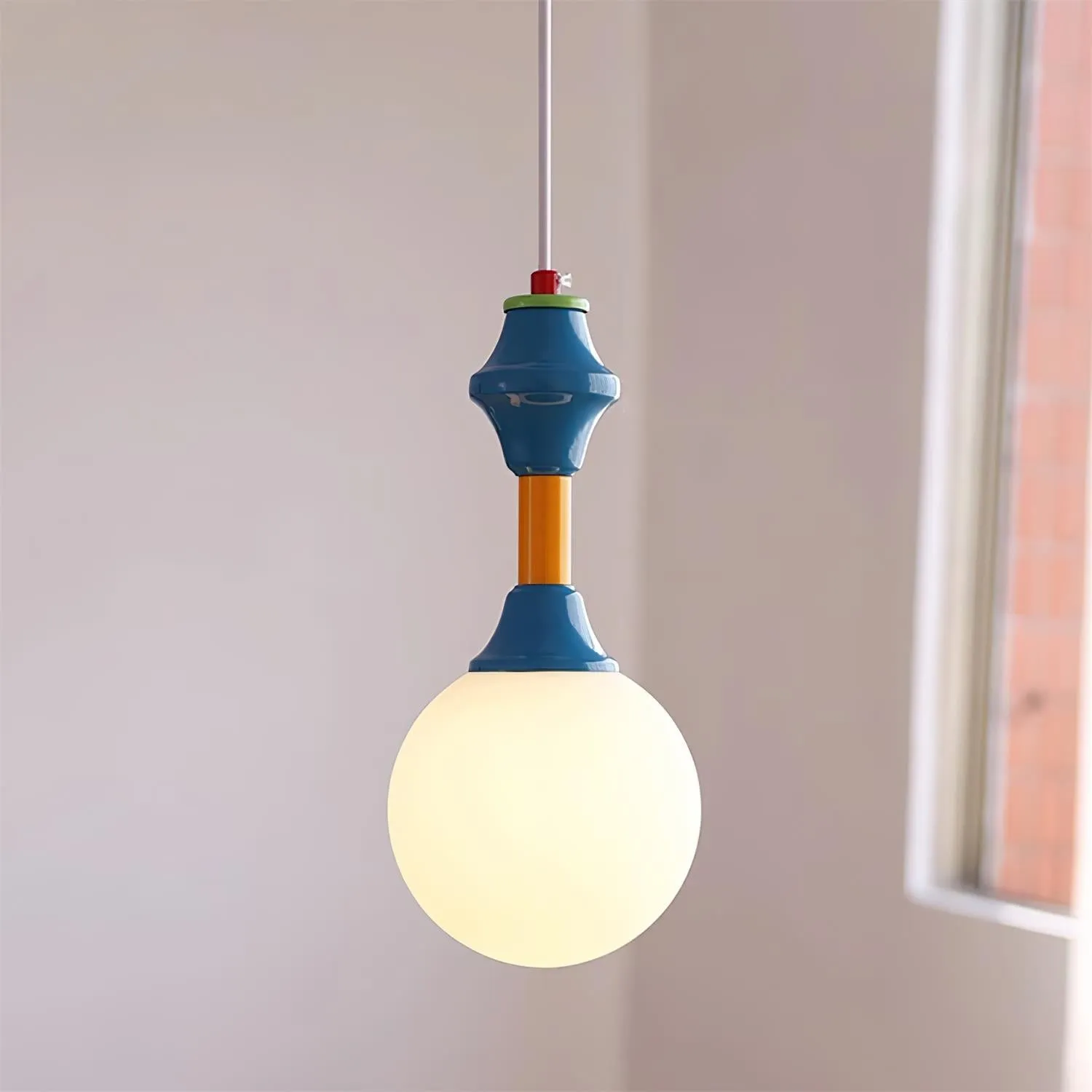 French Blue And White Atmosphere Pendant lamp KL676