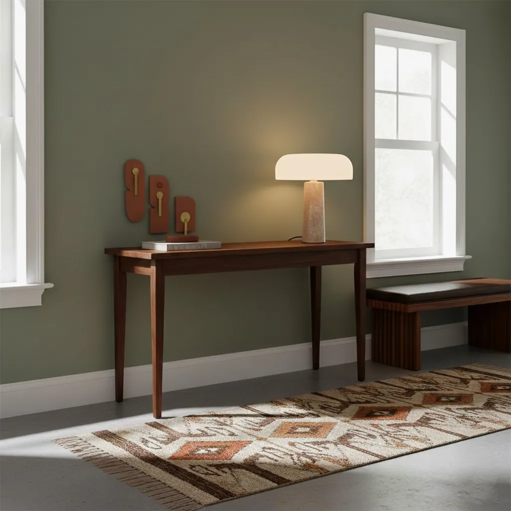 Kine Travertine Table Lamp D52