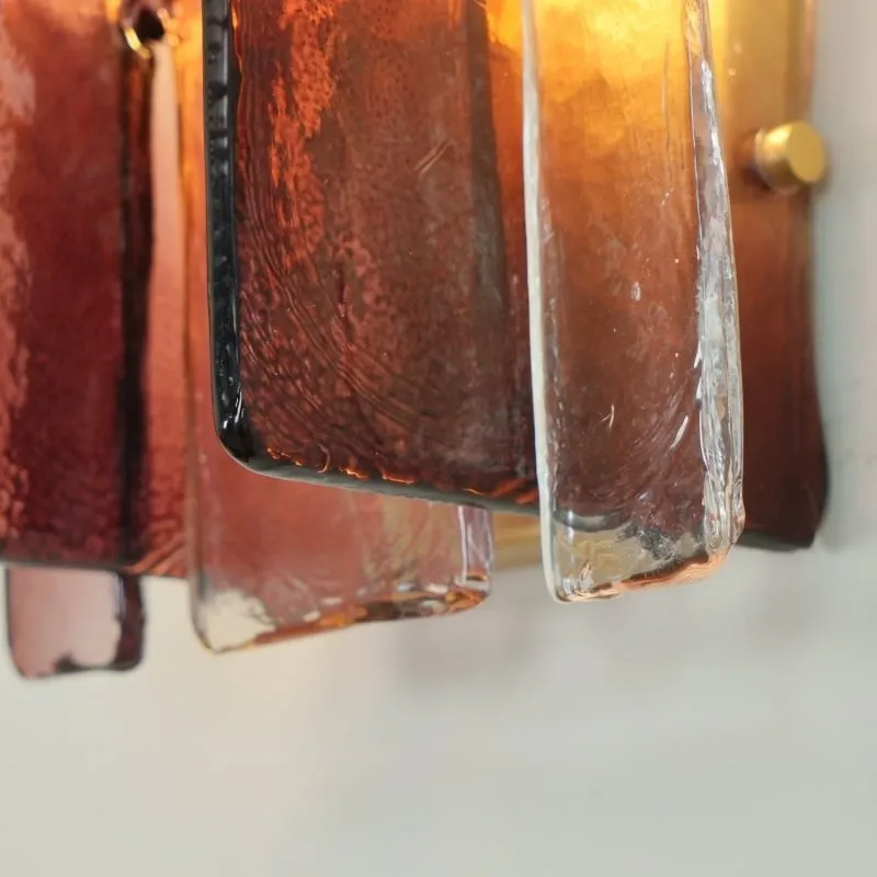 Lumiridge Wall Sconce - Modern Minimalist Metal and Glass Light for Living Room KL2133