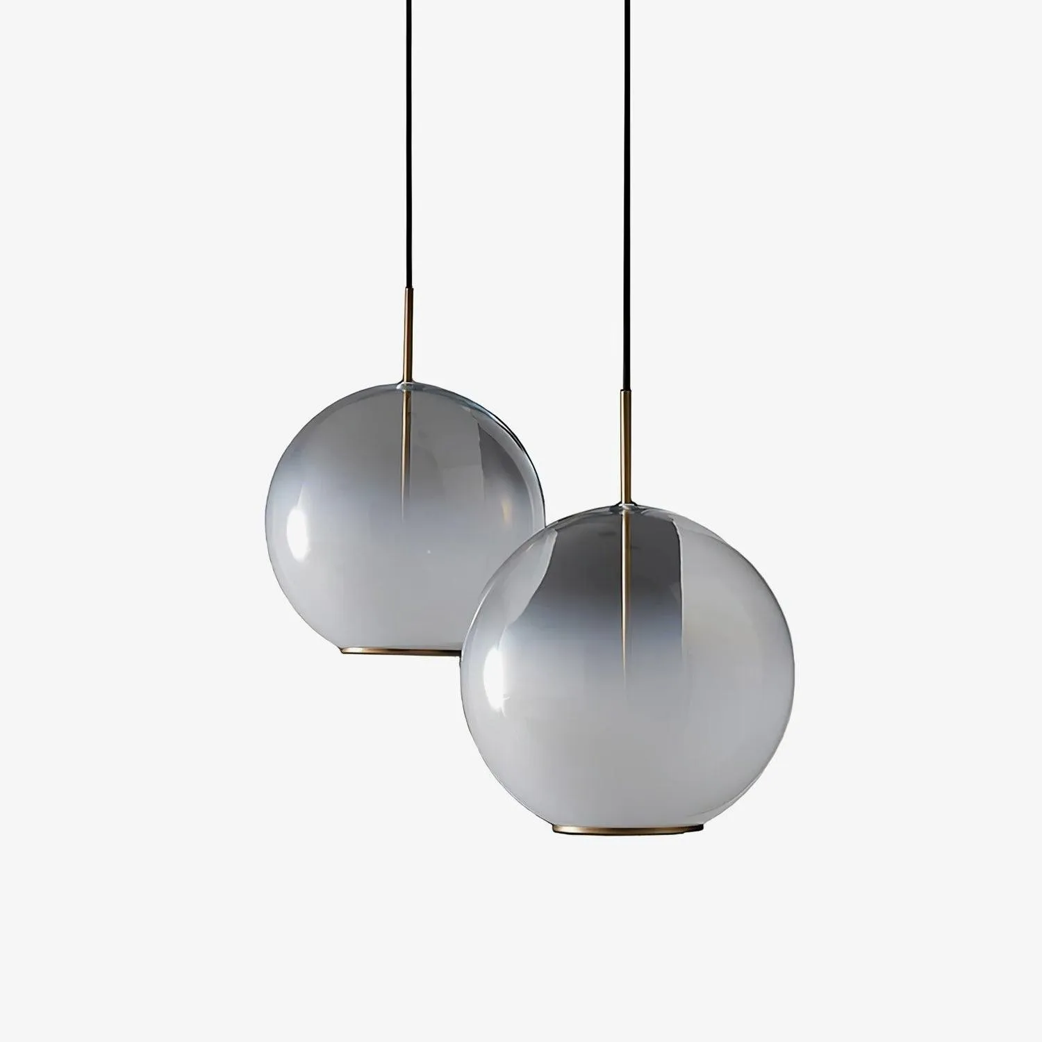 Simple Sphere Drop Gradient Glass Pendant Light KL691