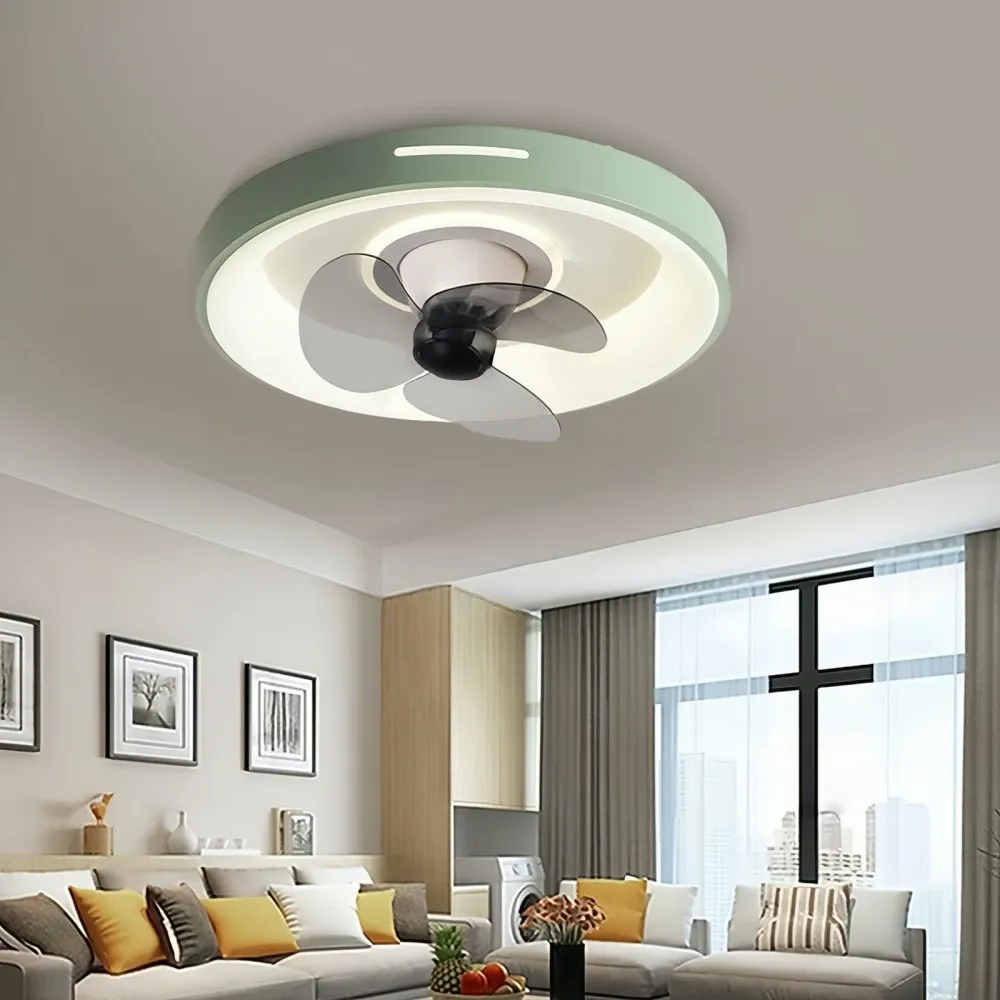 Modern Slient LED Ceiling Fan Light for Bedroom KL931