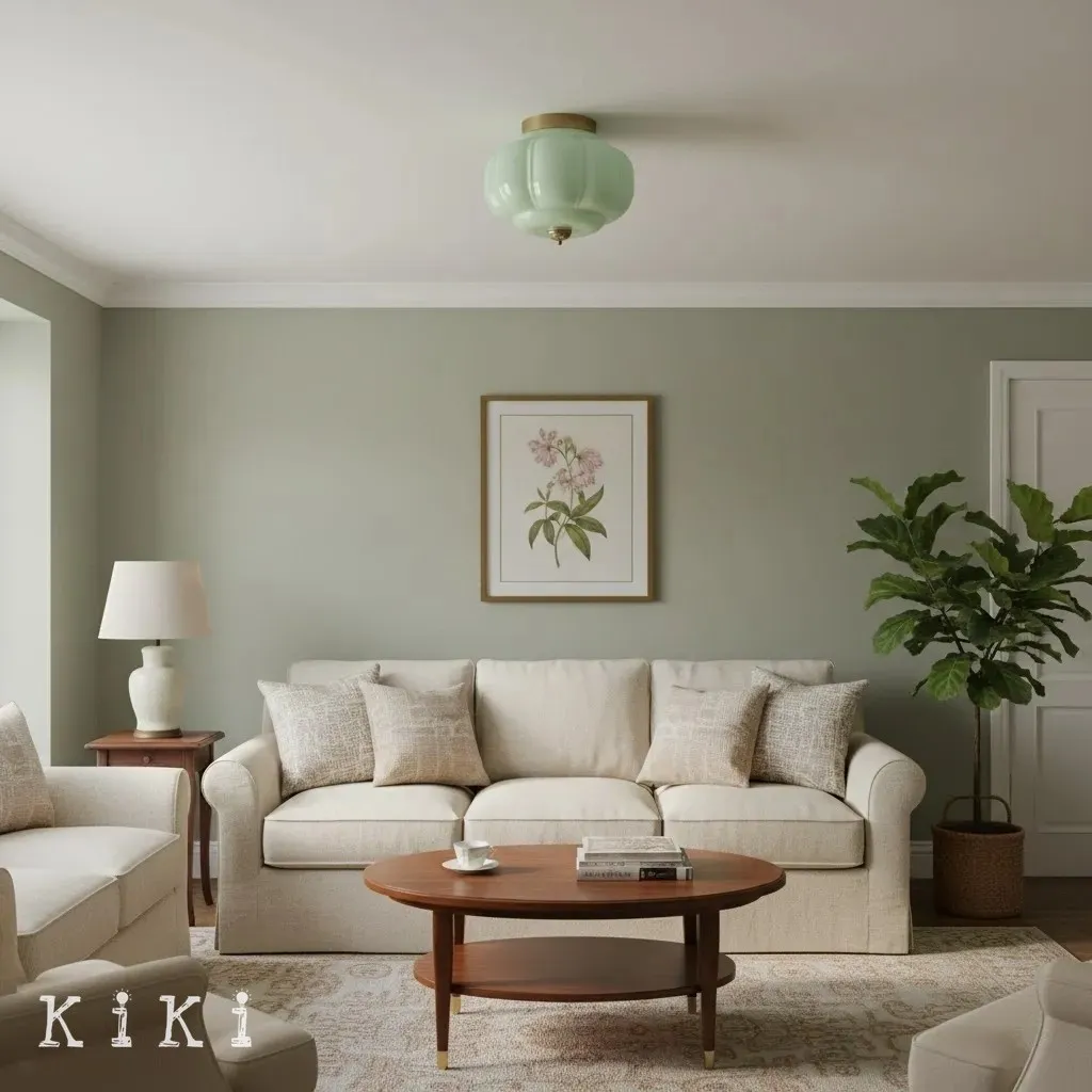 Eloise Pumpkin Inspired Retro Design Glass Ceiling Light - Accent Lighting for Living Room KL1393