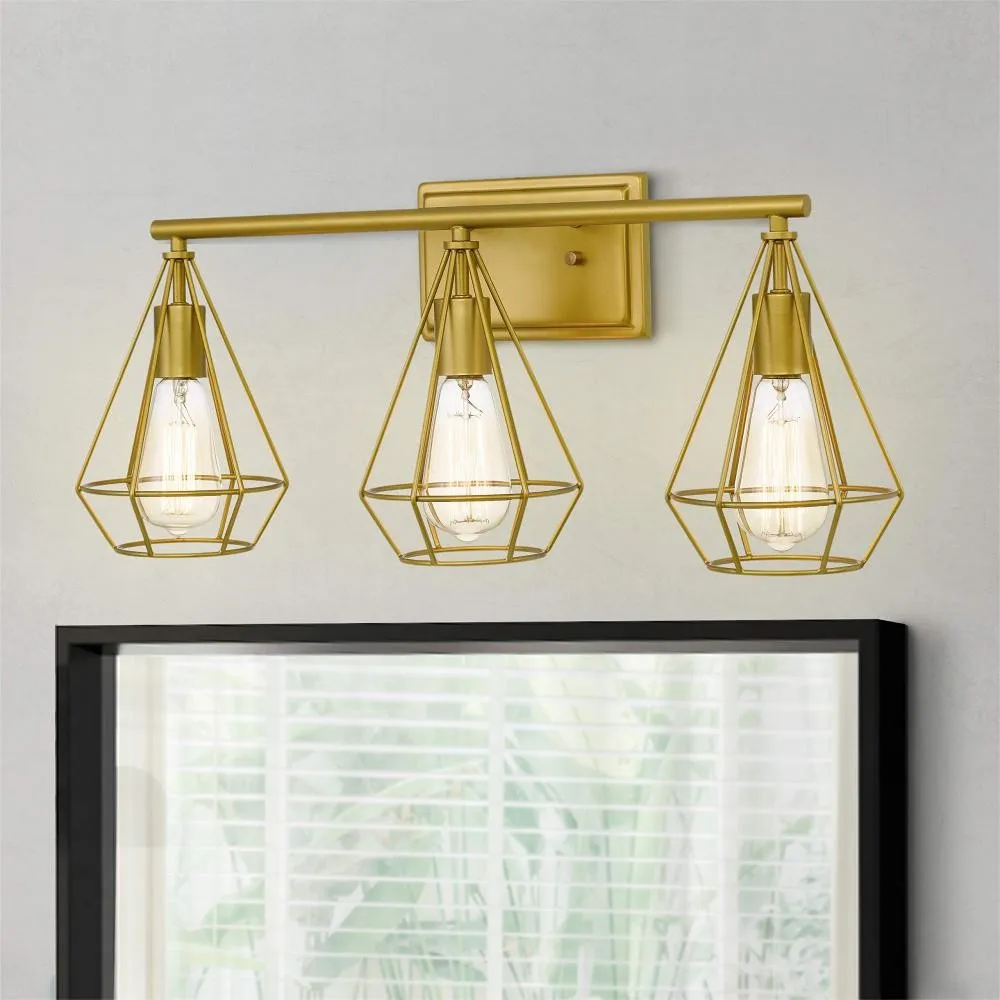 Vintage Industrial Design Gold Wall Light KL86
