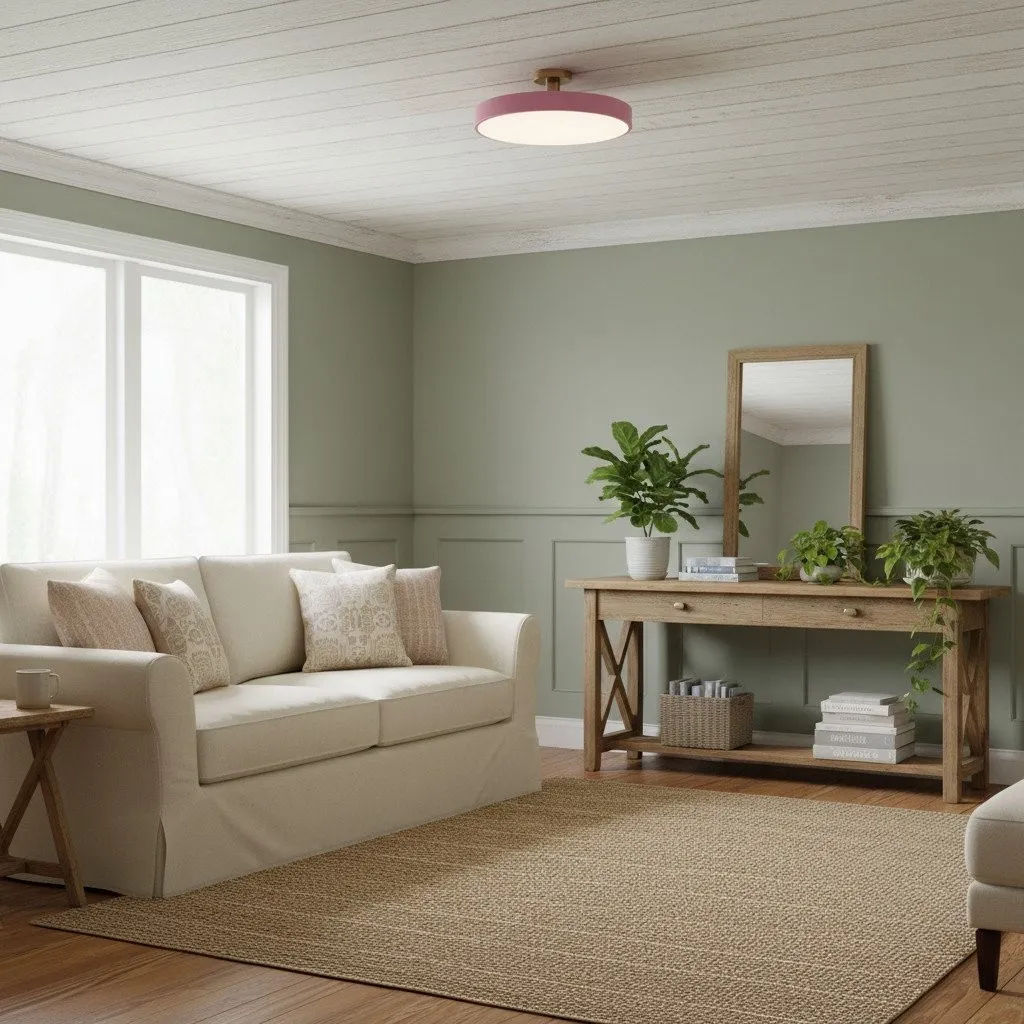 Ceilivon Modern Round Ceiling Light - Minimalist Led Ceiling Lamp for Contemporary Interiors KL2078