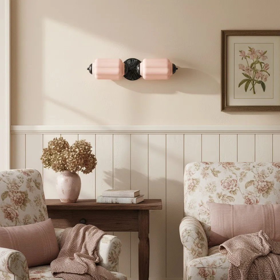 Eloise Pumkin Glass Vanity Sconce KL856