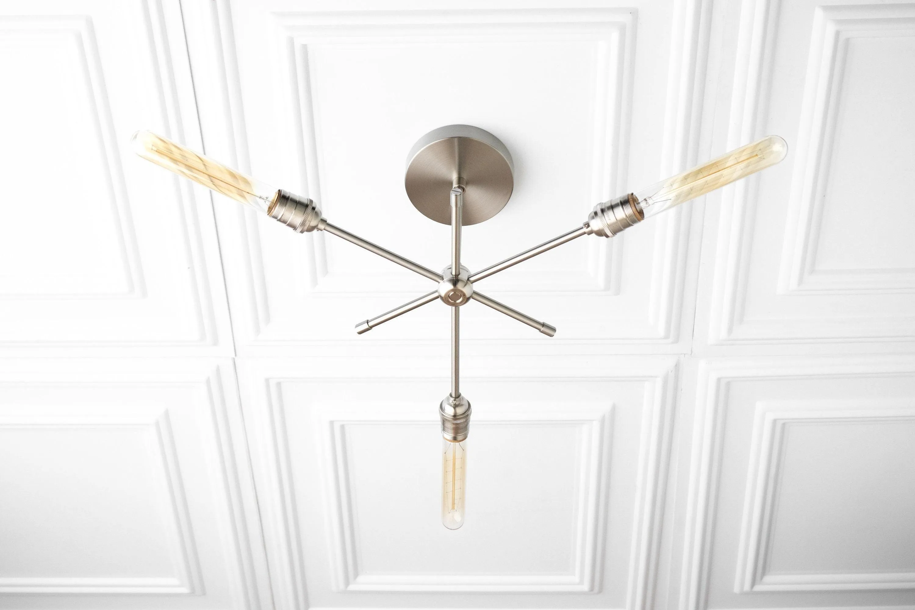 Mobilux Line Industrial Chandelier - Modern Ceiling Light Fixture for Home KL1411