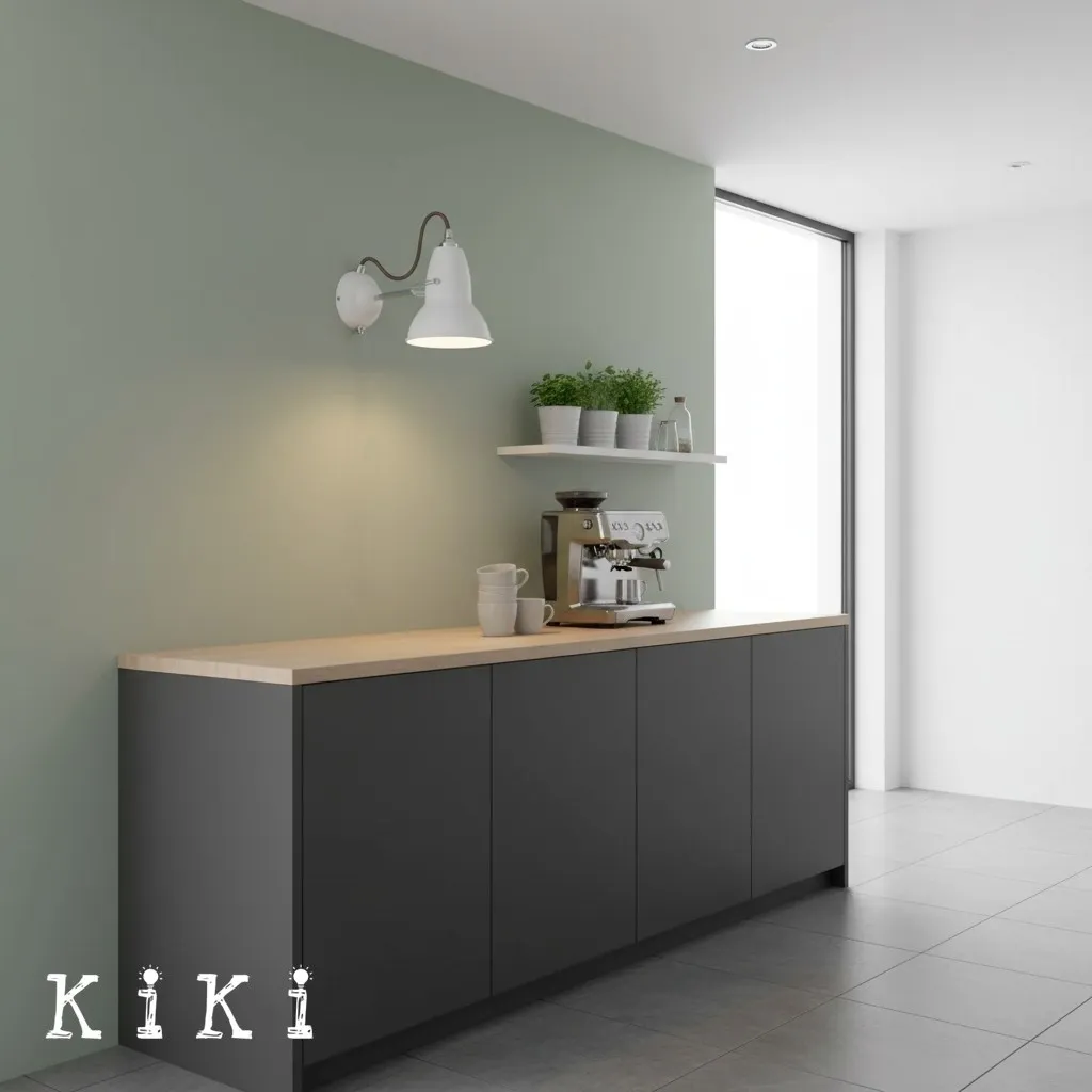 Modryx Industrial Adjustable Wall Light - Minimalist Lighting for Bedside Reading Space KL2141