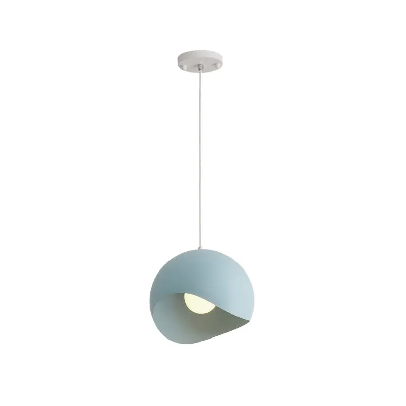 Scandinavian Macaron Eggshell Ball Pendant Light KL96