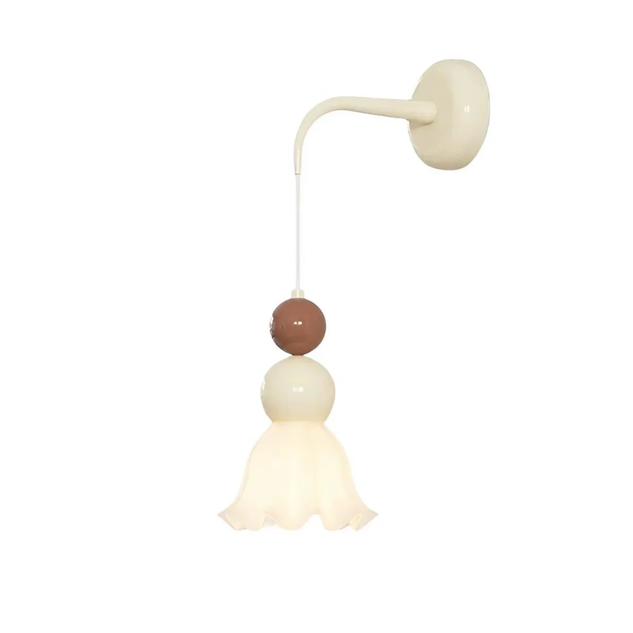 French Style Ice Cream Globe Wall Light KL134