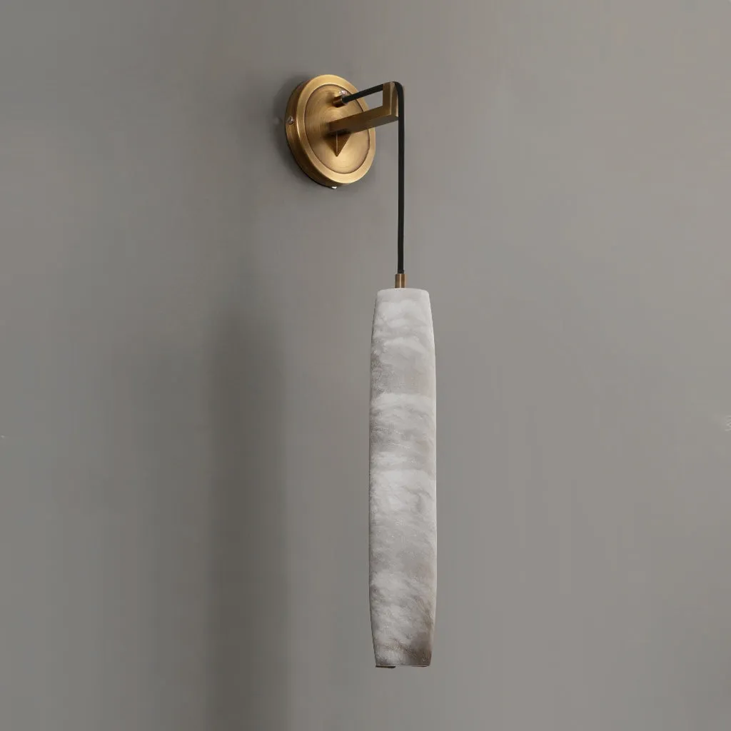 Alabaster Flute Wall Lamp D437