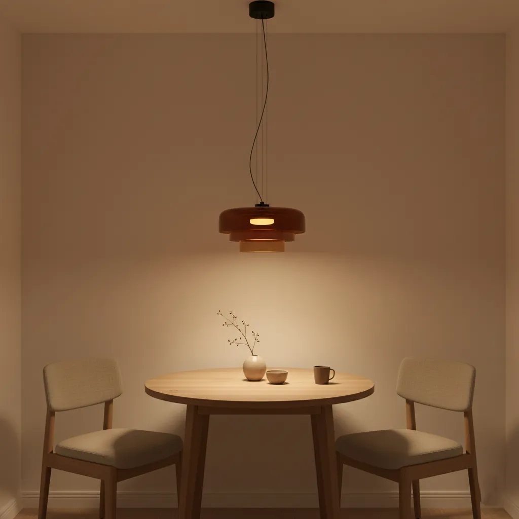 Nordic Celestial Glass Pendant Light D908