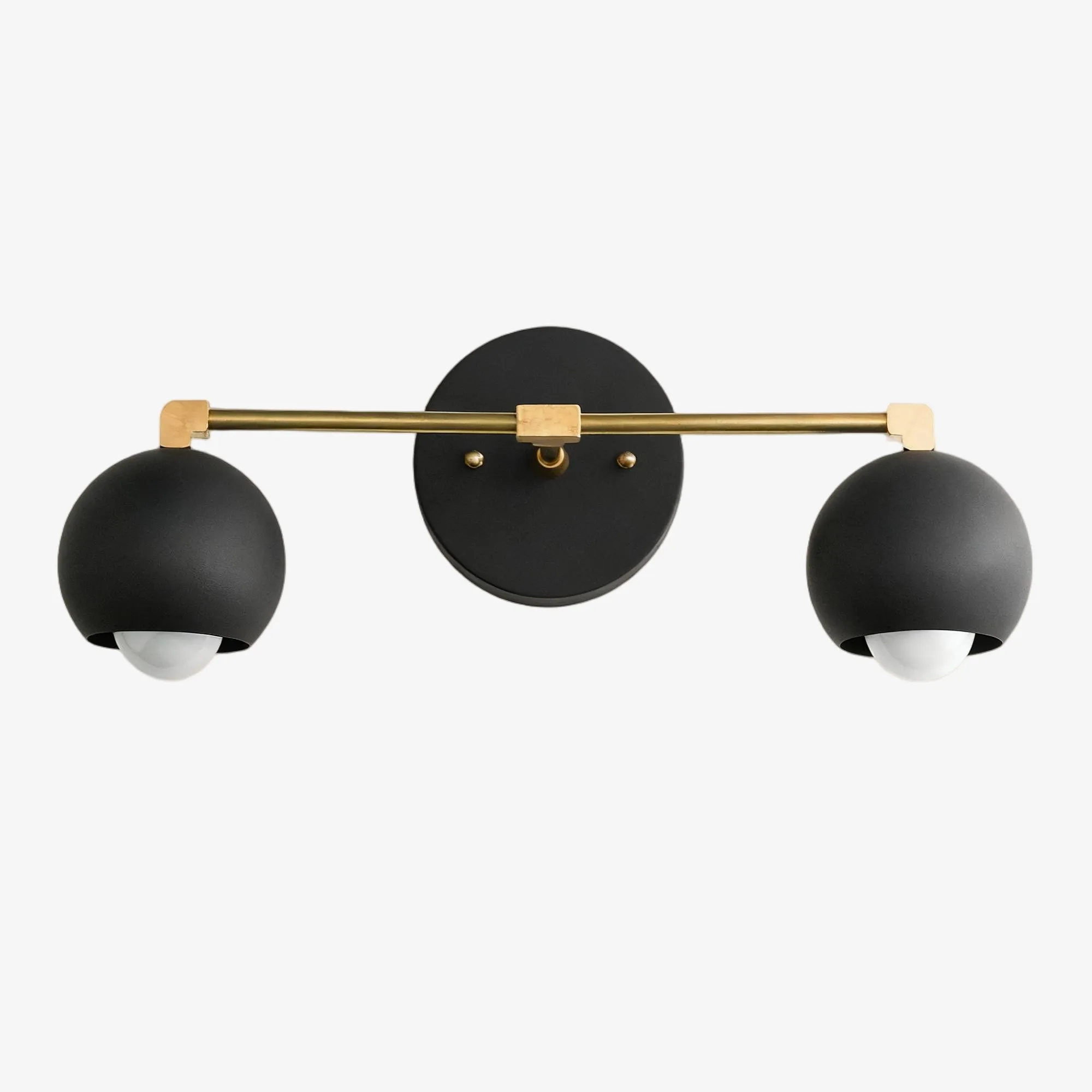 Metio Dome Decorative Vanity Light - Classic Orb Shade Bathroom Wall Lamp KL1424