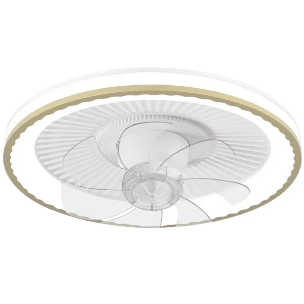 Modern Round Led Low Profile Ceiling Fan Light KL938