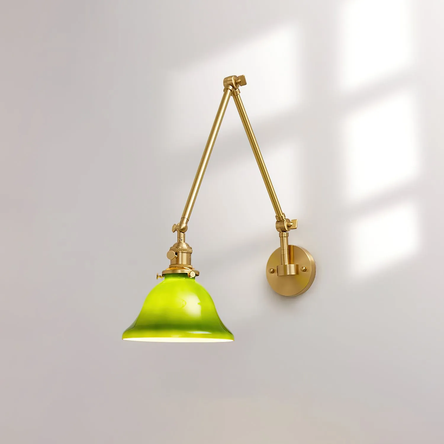 Personalized Green Bell-Shaped Wall Lamp KL409