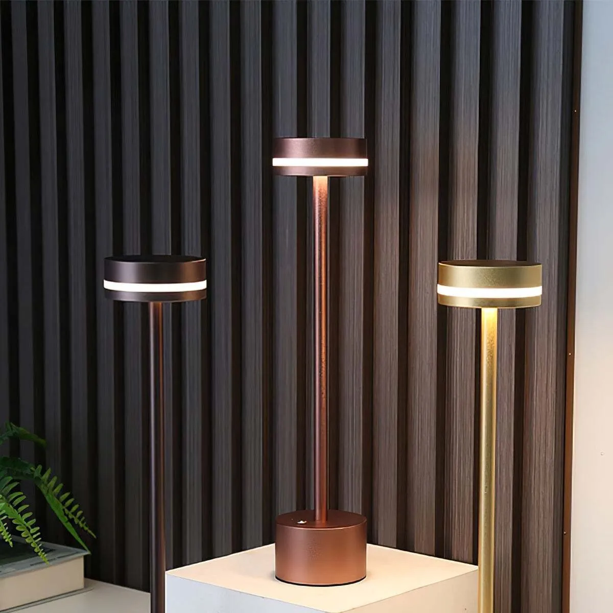 Frisbee Portable Touch Cordless LED Desk Lamp KL43