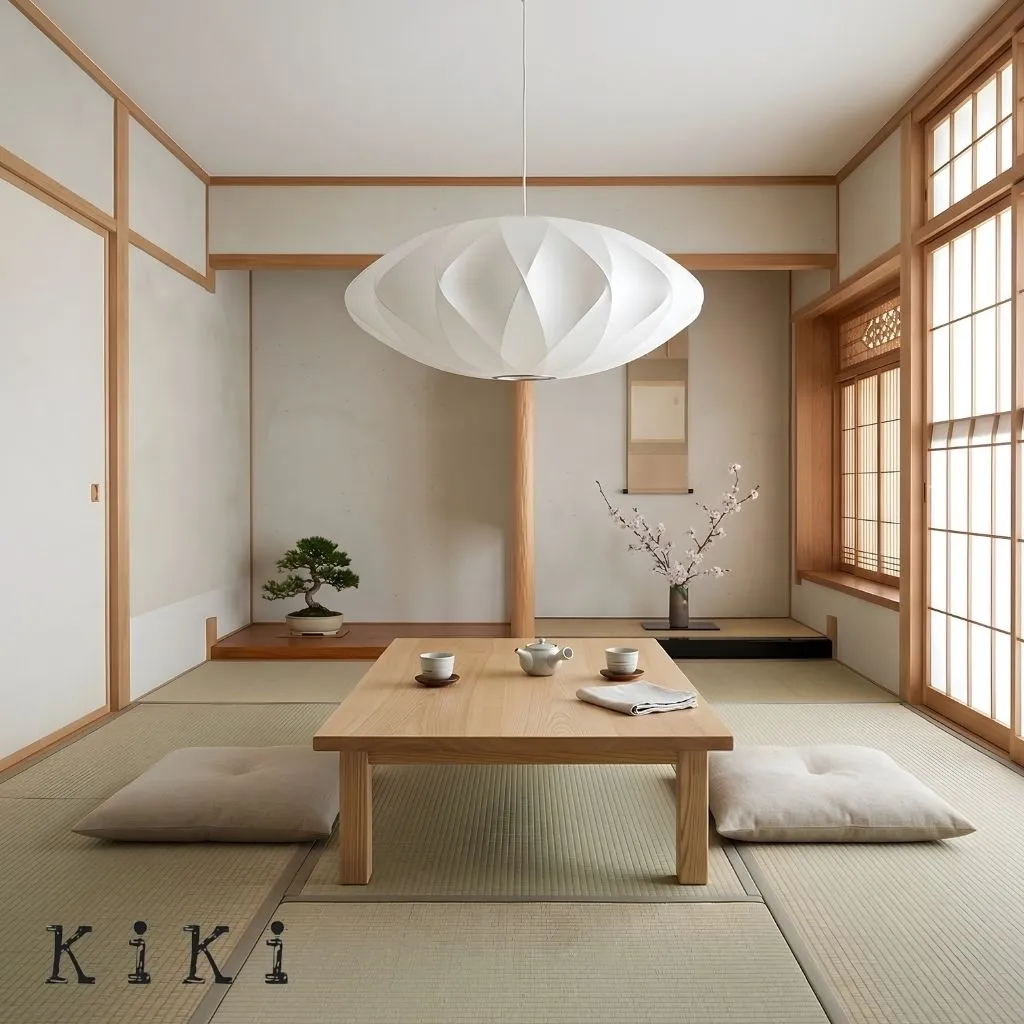 Lightweight Nelson Bubble Pendant Light - Modern Silk Pendant Light for Office or Lounge