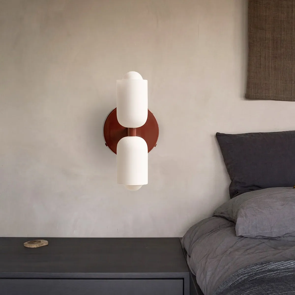 Glass Up Down Wall Sconce