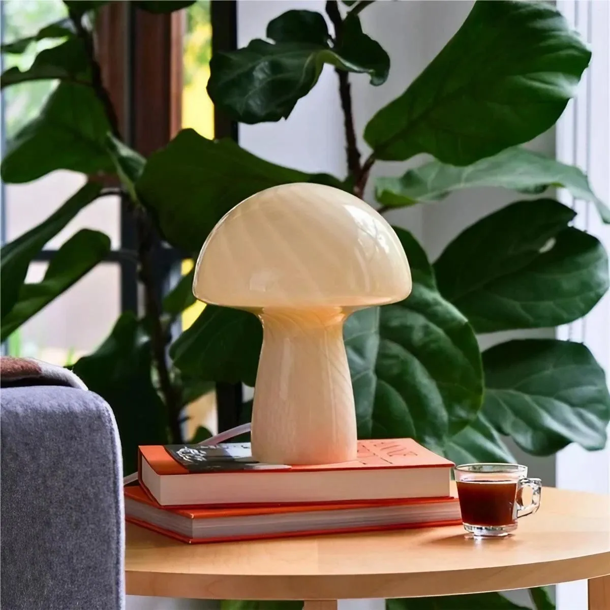 Modern Design Stained Glass Mushroom Lamp KL35