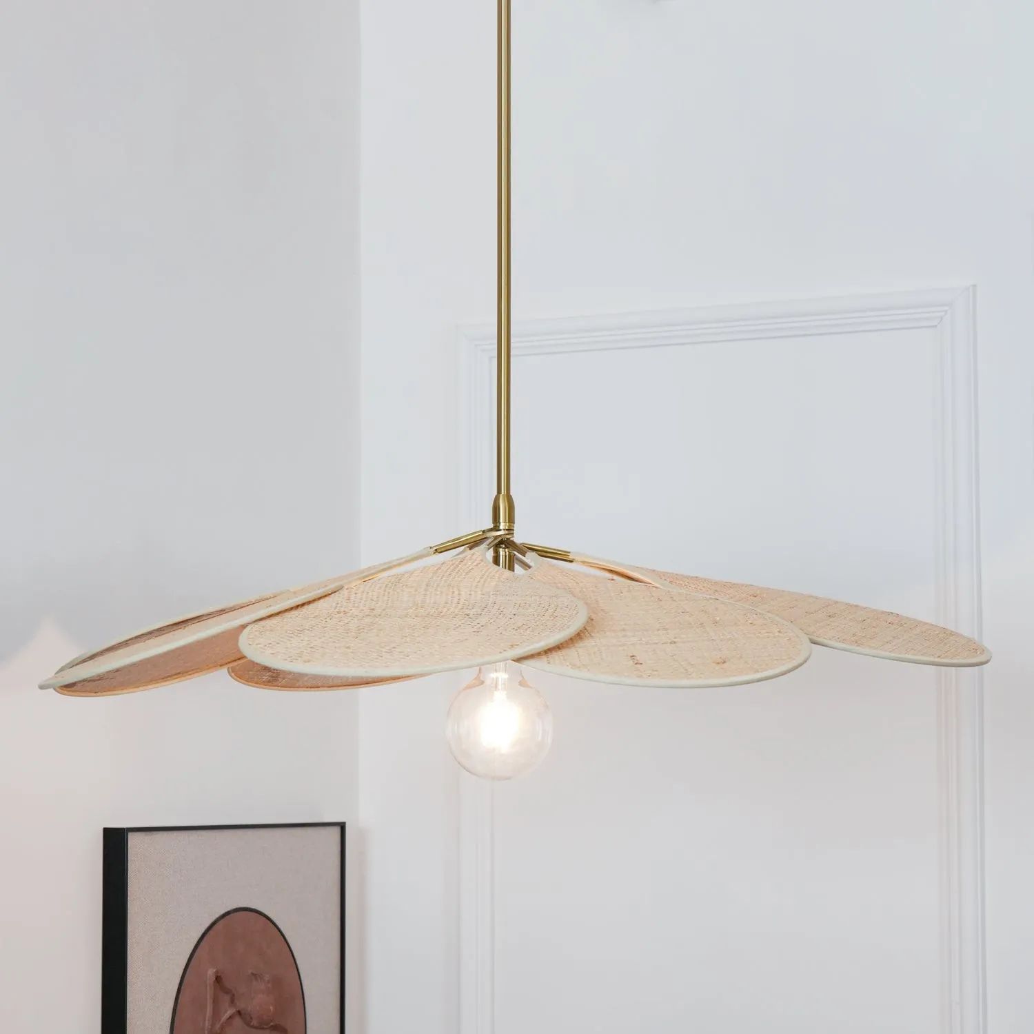 Petals Bloom Rattan Pendant Lamp KL574