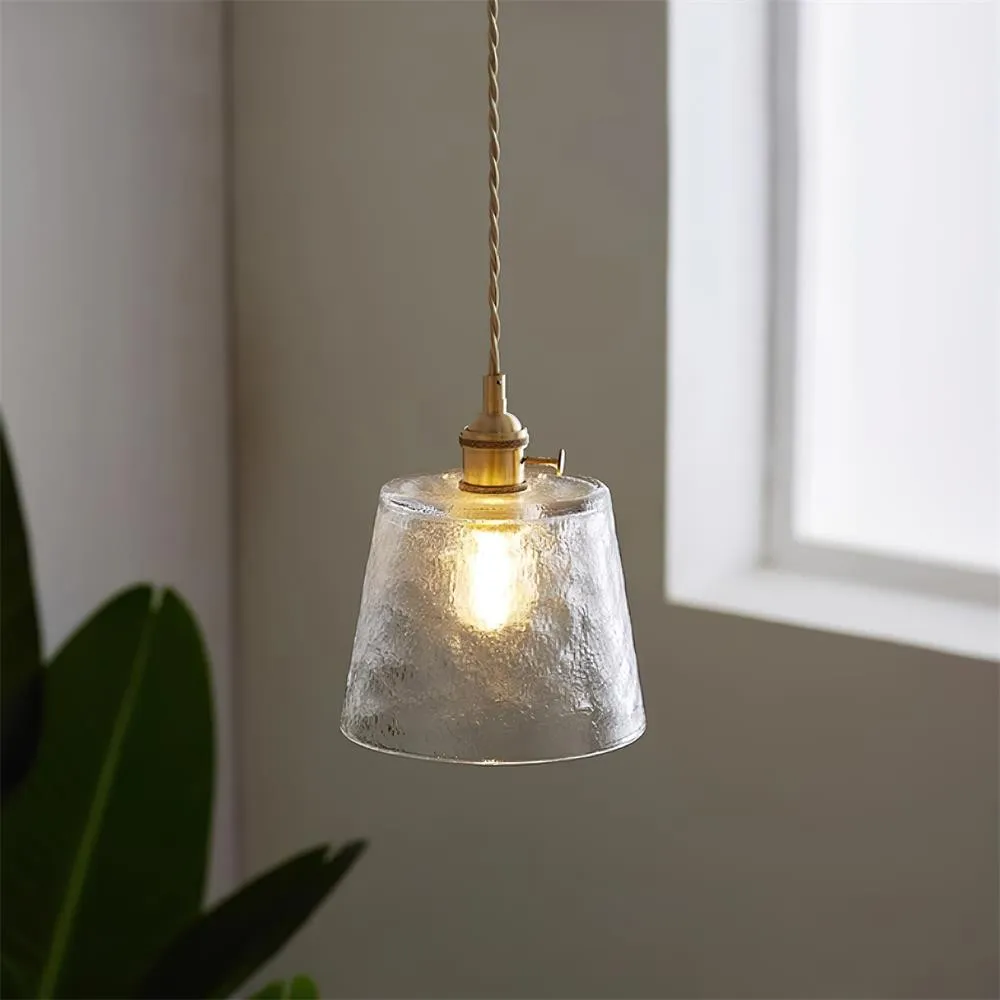 Retro Small Cup Glass Pendant Lamp KL292