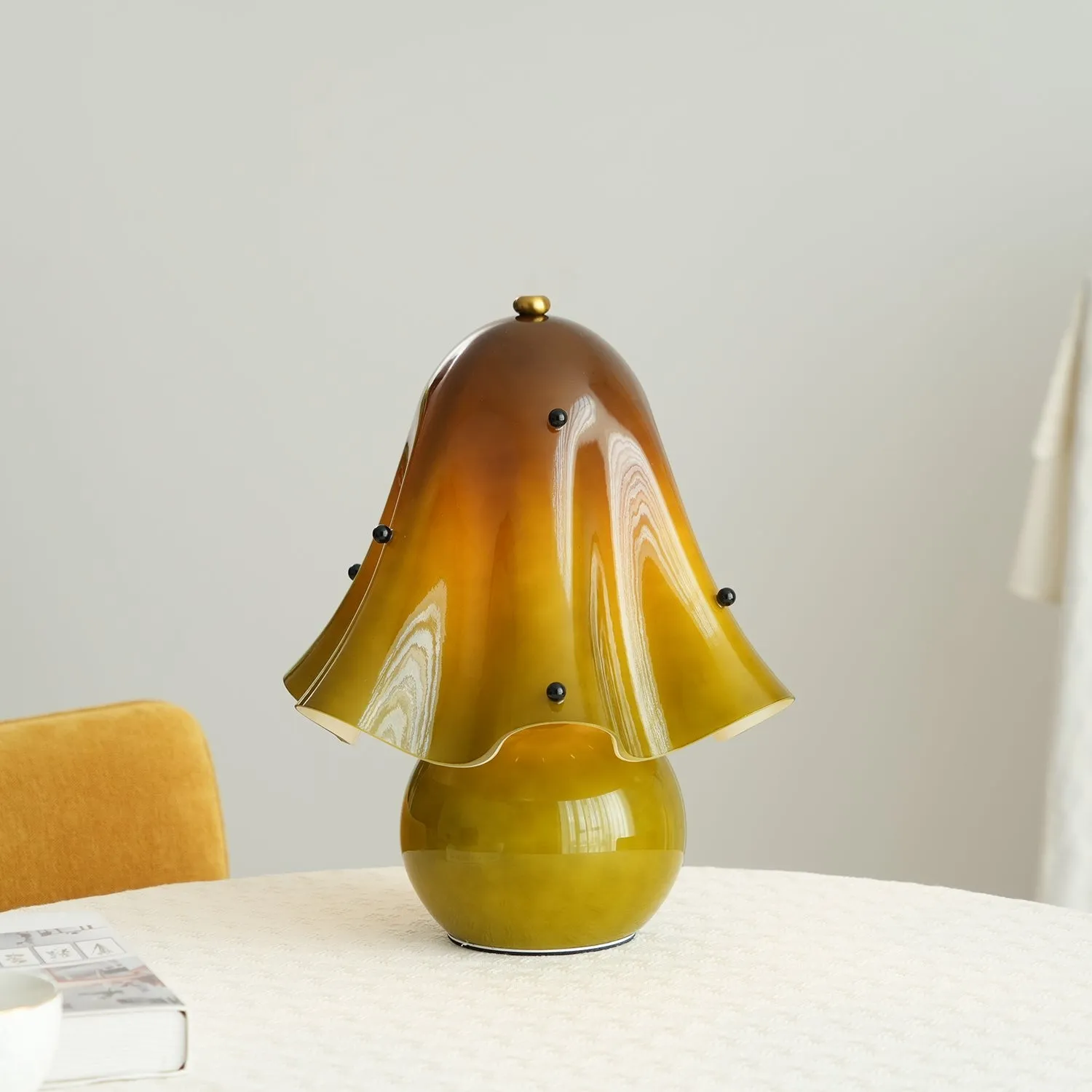 Bellina Decorative Table Lamp - Sculptural Bell Flower Shape KL1451