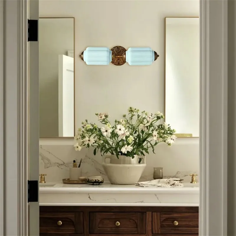 Eloise Pumkin Glass Vanity Sconce KL856
