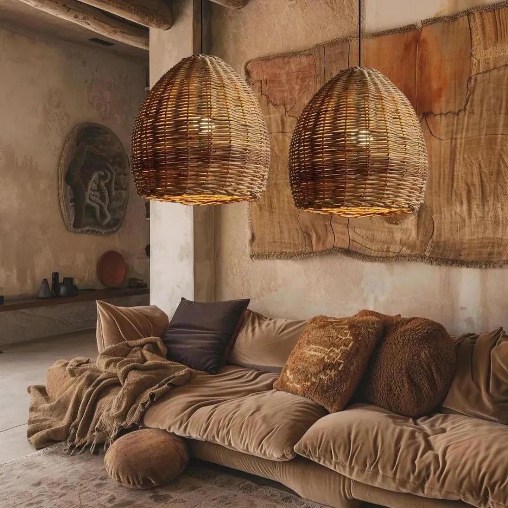 Suspended Quietness Japandi Pendant Lamp D827