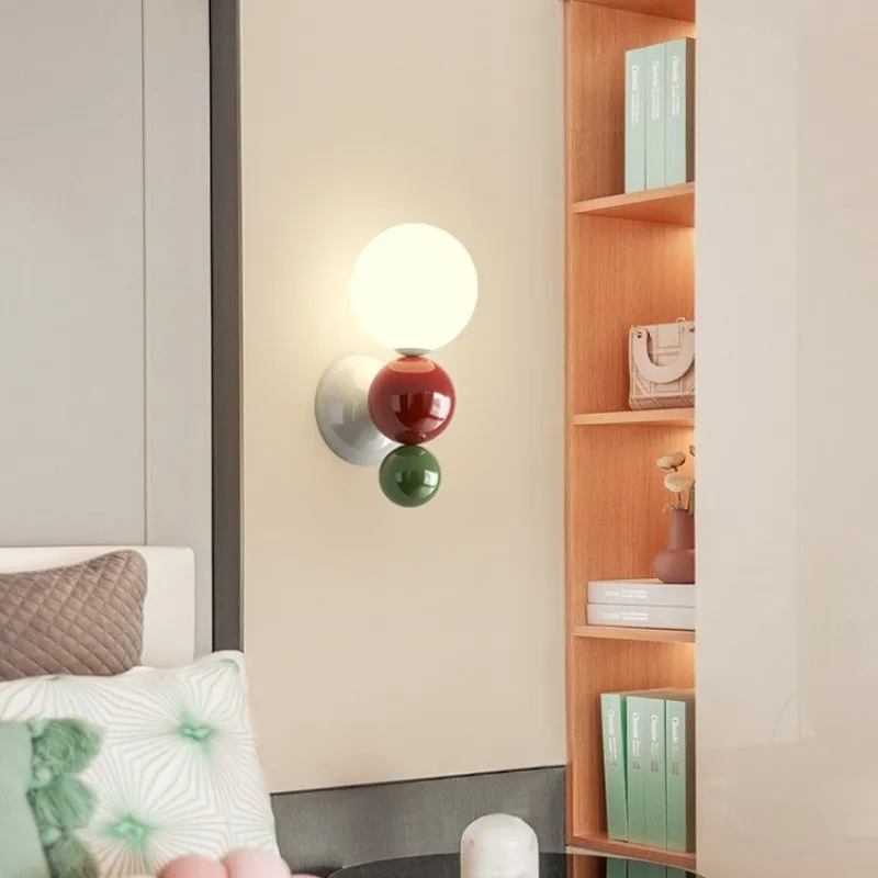 Cream Style Globe Bubble Wall Sconce KL109