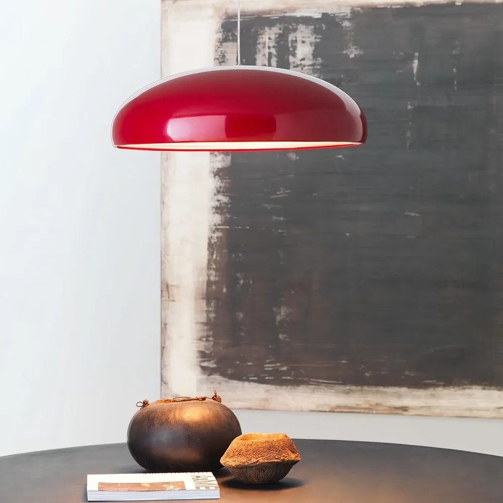 Pangen Dome Pendant Light - Modern Colorful Pendant Lamp for Living Room and Dining Space