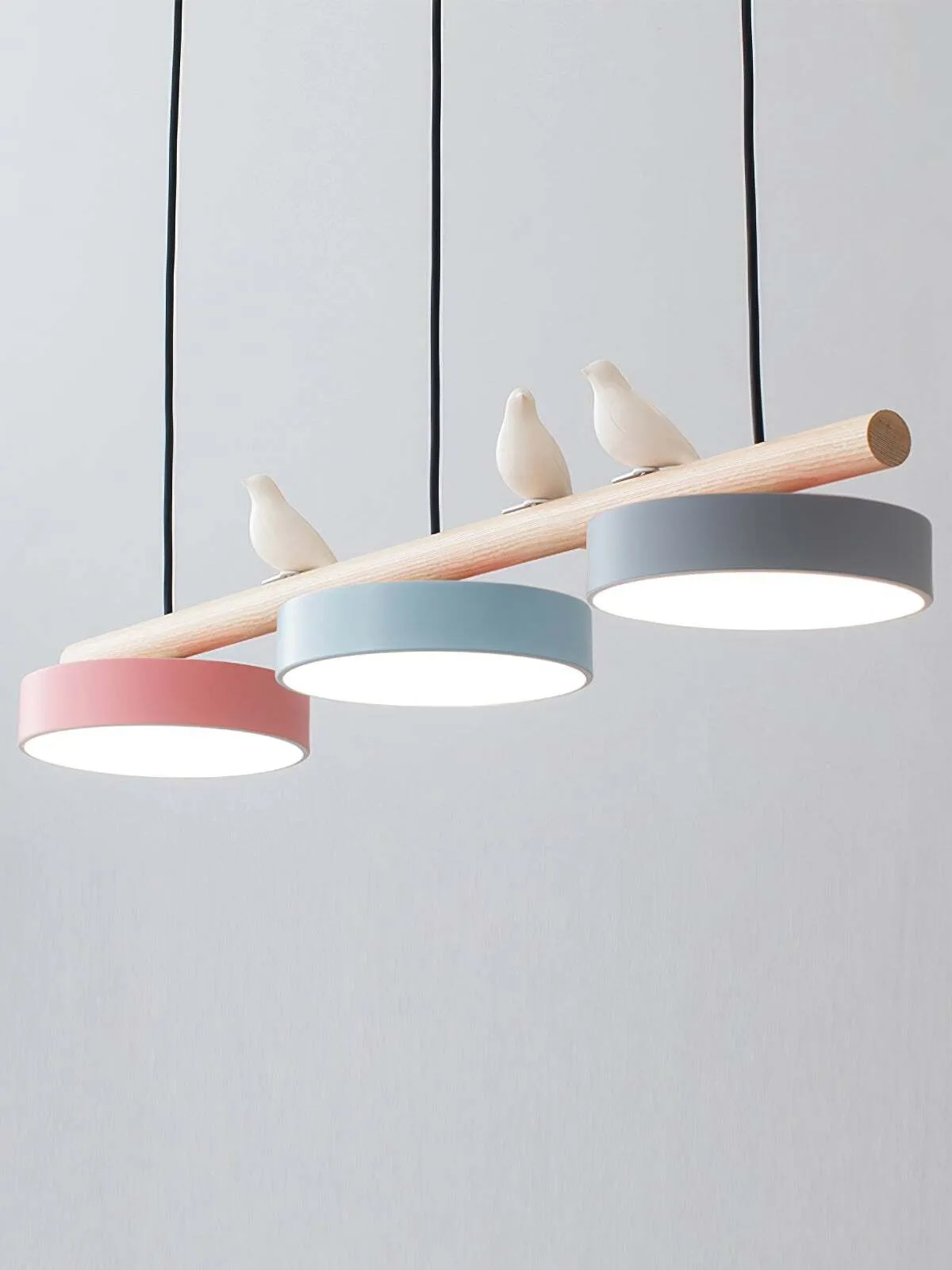 Creative Branch Bird Shaped Pendant Lamp KL864